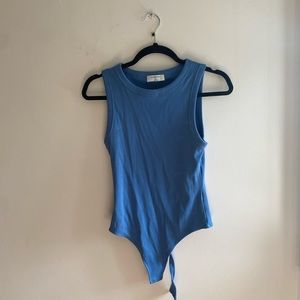 Aritzia Flagstone Blue Bodysuit